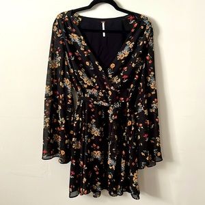 Free People Mini Wrap Dress Size L